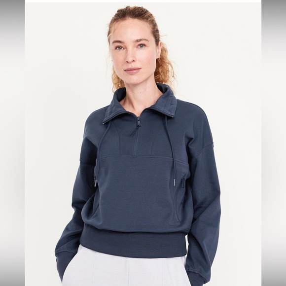 Old Navy Tops - Blue old navy active quarter zip